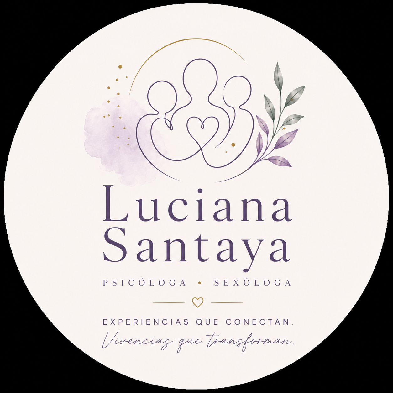 Luciana Santaya, Psicóloga y Sexóloga